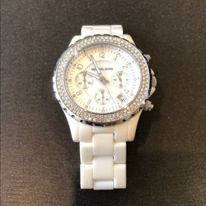 Michael Kors White Ceramic Watch